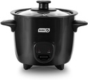 Mini arrocera Dash con Keep Warm - Negro