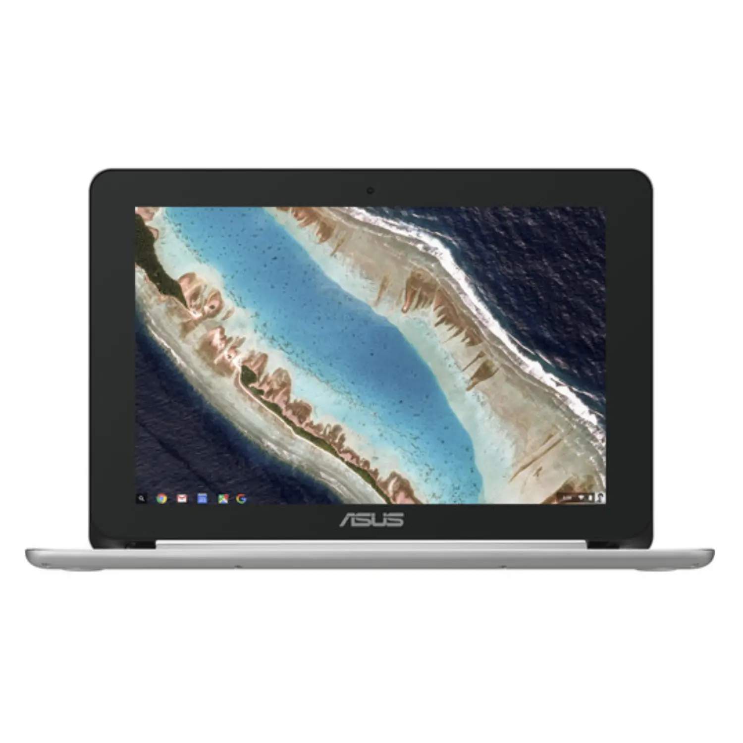 ASUS Chromebook Flip C101PA-DB02 - Laptop Convertible 10.1" HD Touch, ARM Cortex Hexa-Core, 4GB RAM, 16GB eMMC, ChromeOS, Silver