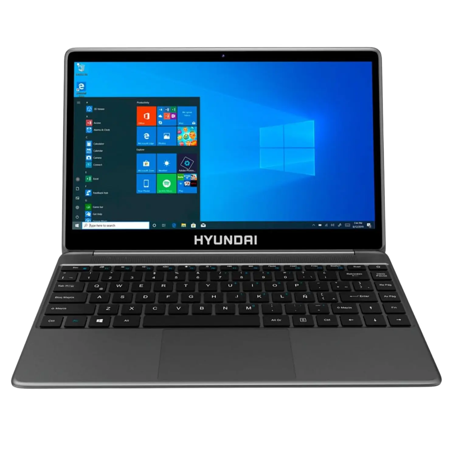 Hyundai HyBook ERENY PLUS 14.1" HD - Intel Core i5-8279U, 8GB RAM, 256GB SSD, Win 10 - Gris (Open Box)