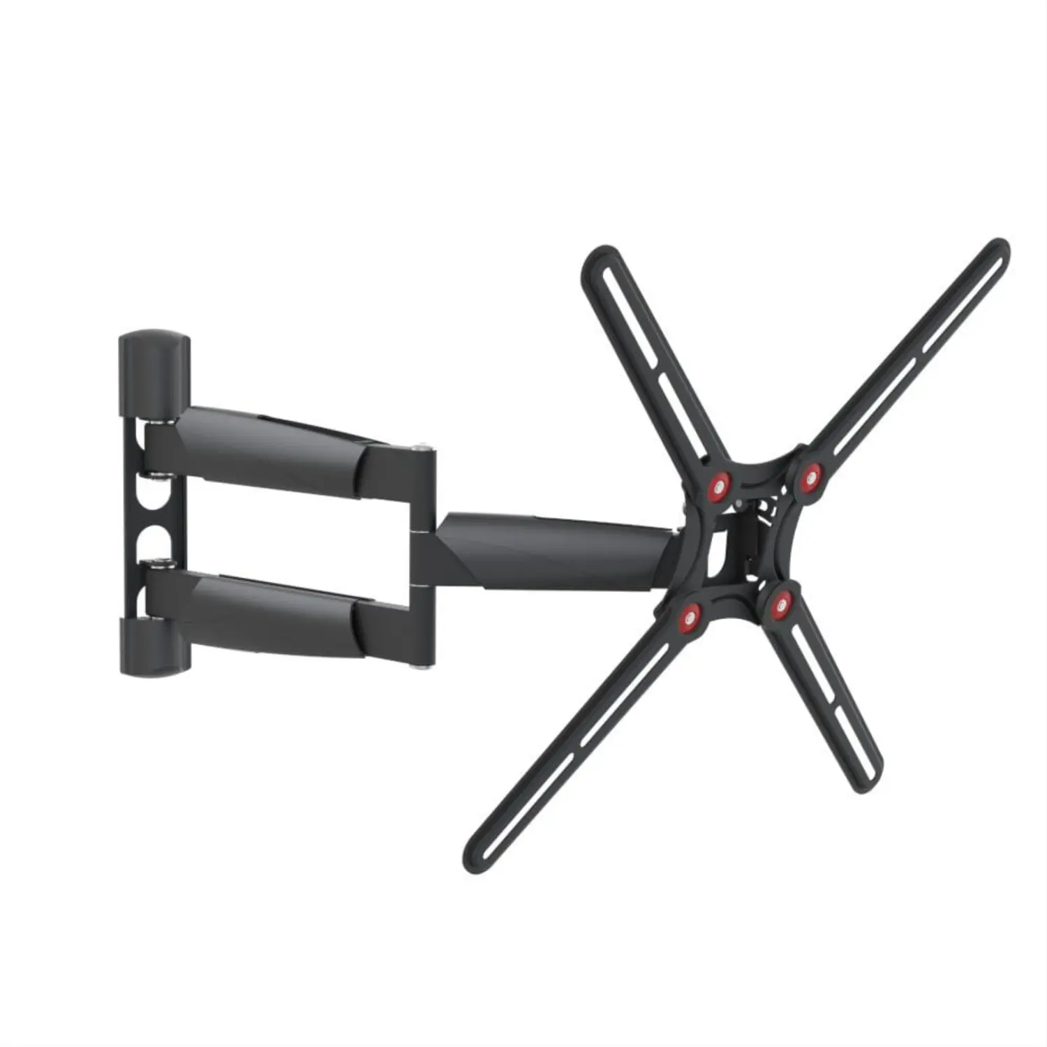 Barkan Soporte de Pared para TV 13"–65" – Brazo Largo Full Motion, Articulado 4 Movimientos, Compatible con Pantallas Planas y Curvas
