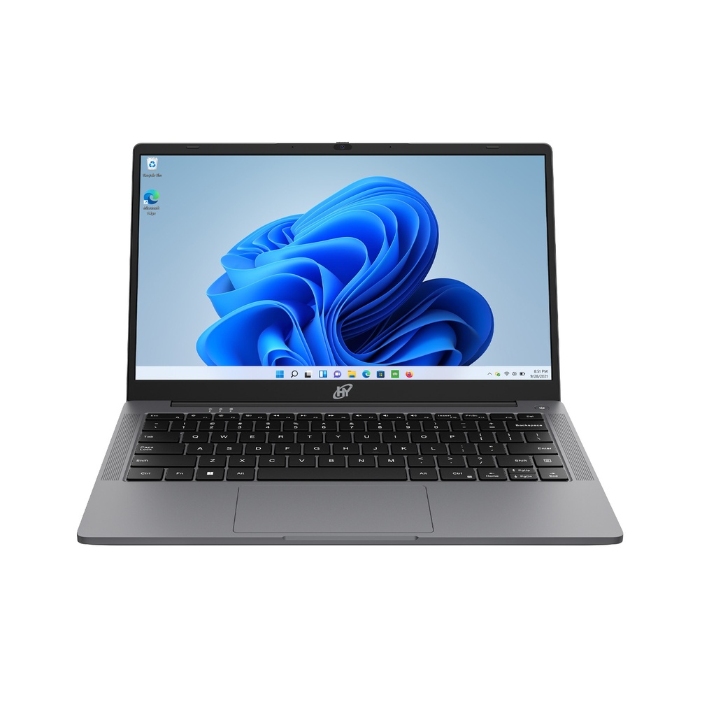 HY Book, N4020, 4GB/128GB, Windows 11 Home S Mode, USB tipo-C, AC WiFi, Teclado Español - Gris Espacial