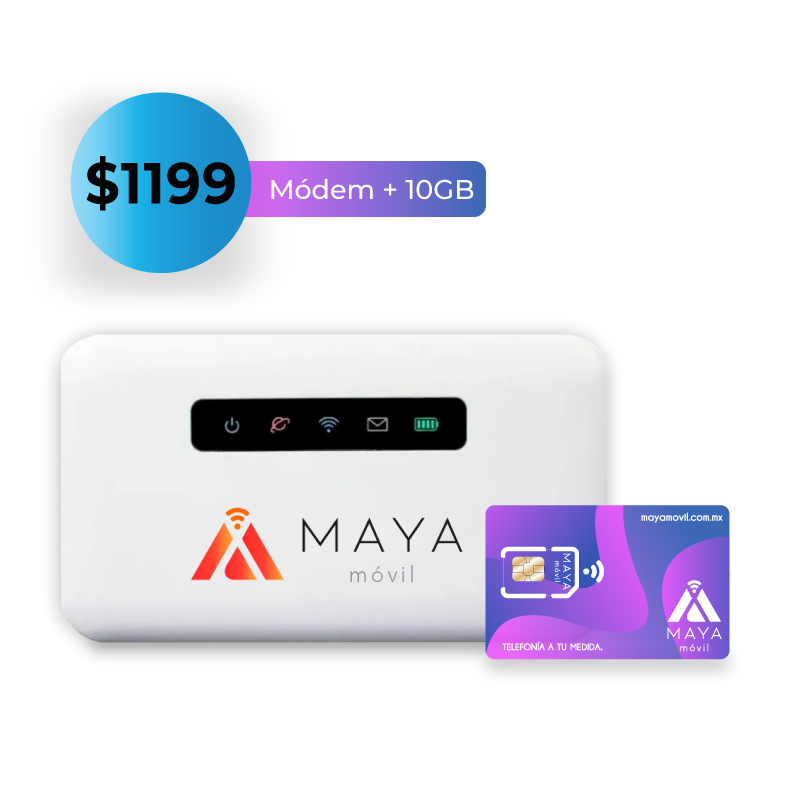 Paquete inicial Mifi 10 Gb vigencia de 30 días