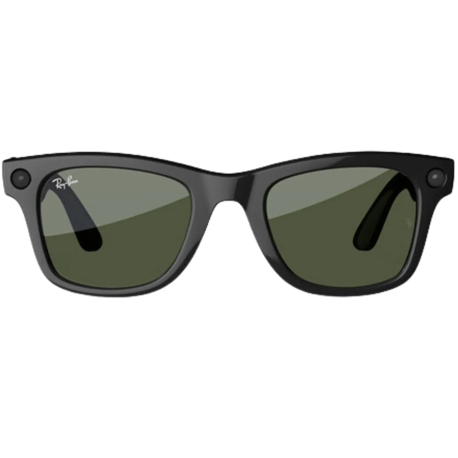 Ray-Ban Meta Wayfarer Gen 1 Smart Glasses IA Cámara Audio Mensajería Negro Brillante G-15 Green Grande