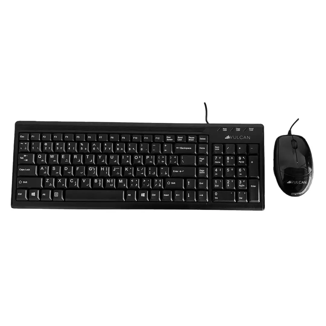 KIT Teclado & Mouse Mca. Vulcan KMMOK133USBBK