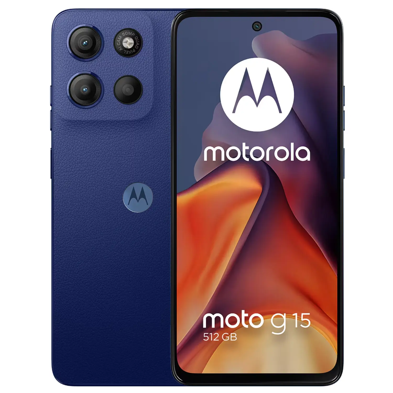 Motorola Moto G15 Azul 512GB 4GB RAM Latino XT2521-2 Pantalla FHD+ Cámara 50MP