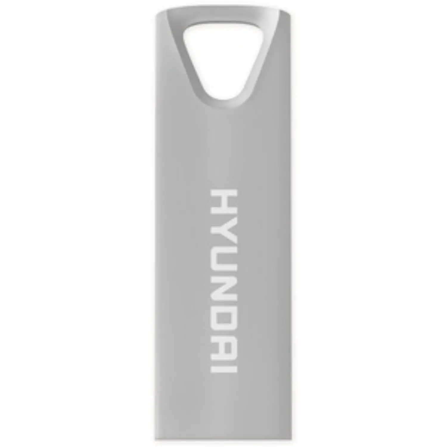 Memoria USB 128GB Hyundai Bravo Deluxe | Cuerpo Metálico Plata | USB 2.0 High Speed | Máxima Resistencia | Nuevo Sellado | Para Respaldo Masivo, Video y Uso Rudo