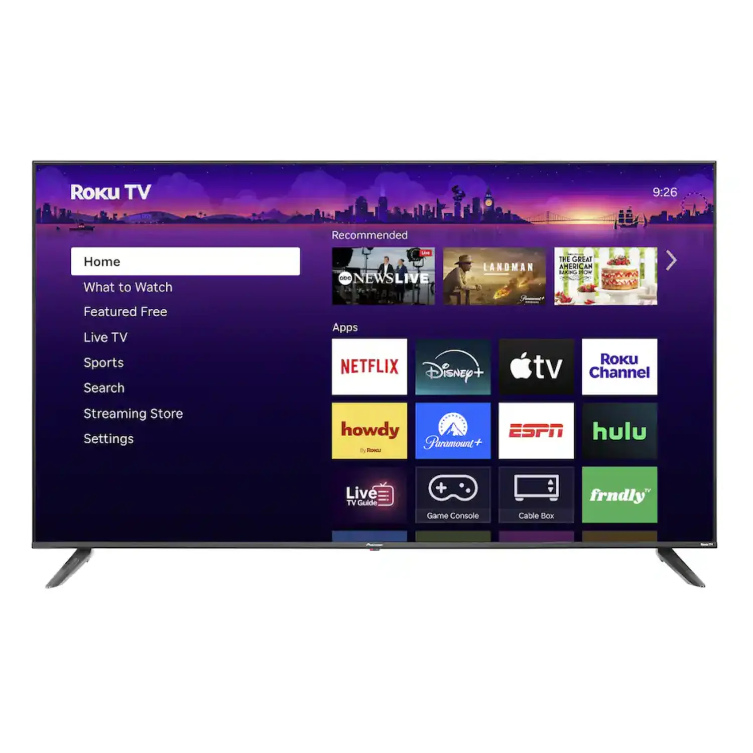 Pioneer 65" Smart TV 4K UHD Roku TV WiFi HDR LED
