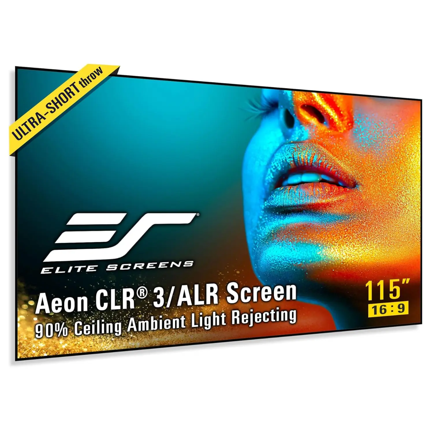 Aeon CLR 3 Pantalla Proyector 115" Edge Free ALR Marco Fijo con LED