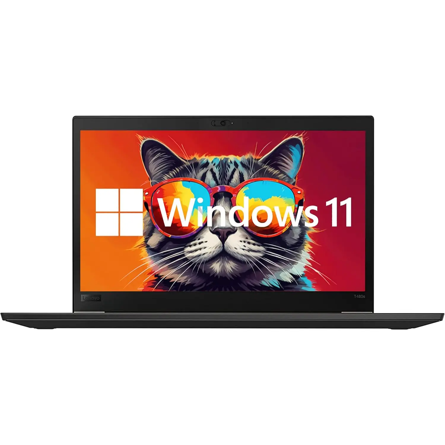 Lenovo ThinkPad T480s Refurbished – Core i5-8350U, 8GB RAM, 256GB SSD NVMe, 14" FHD, Windows 11 Pro, Cámara Integrada, Ultraligera – Grade A