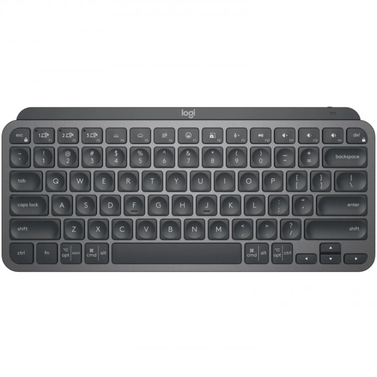 Logitech MX Keys Mini – Teclado Inalámbrico Compacto, Retroiluminado, Bluetooth Multi-Device, USB-C, Teclas Perfect Stroke
