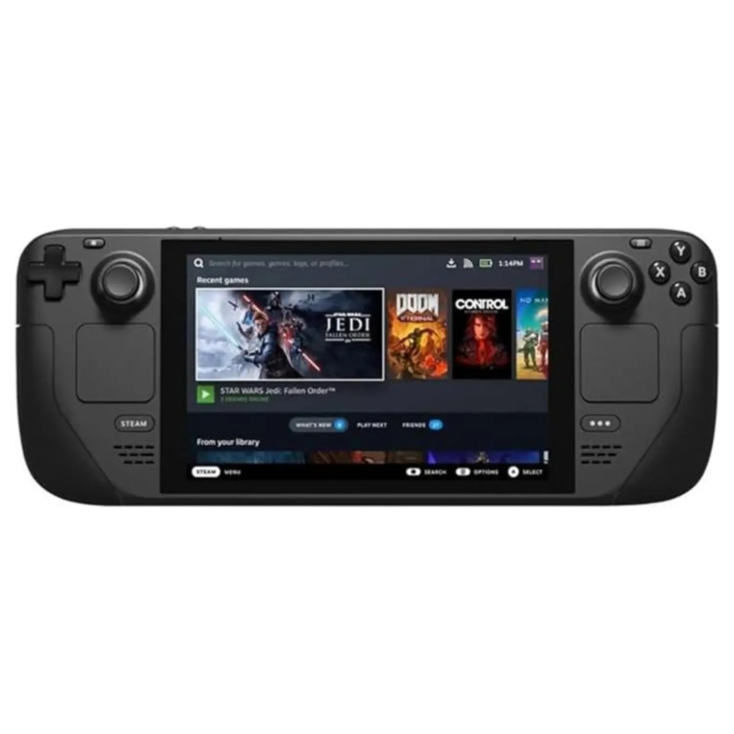 Valve Steam Deck OLED – Consola Portátil 512GB NVMe SSD, Pantalla OLED 90Hz, AMD APU Zen 2/RDNA 2, Gaming Handheld