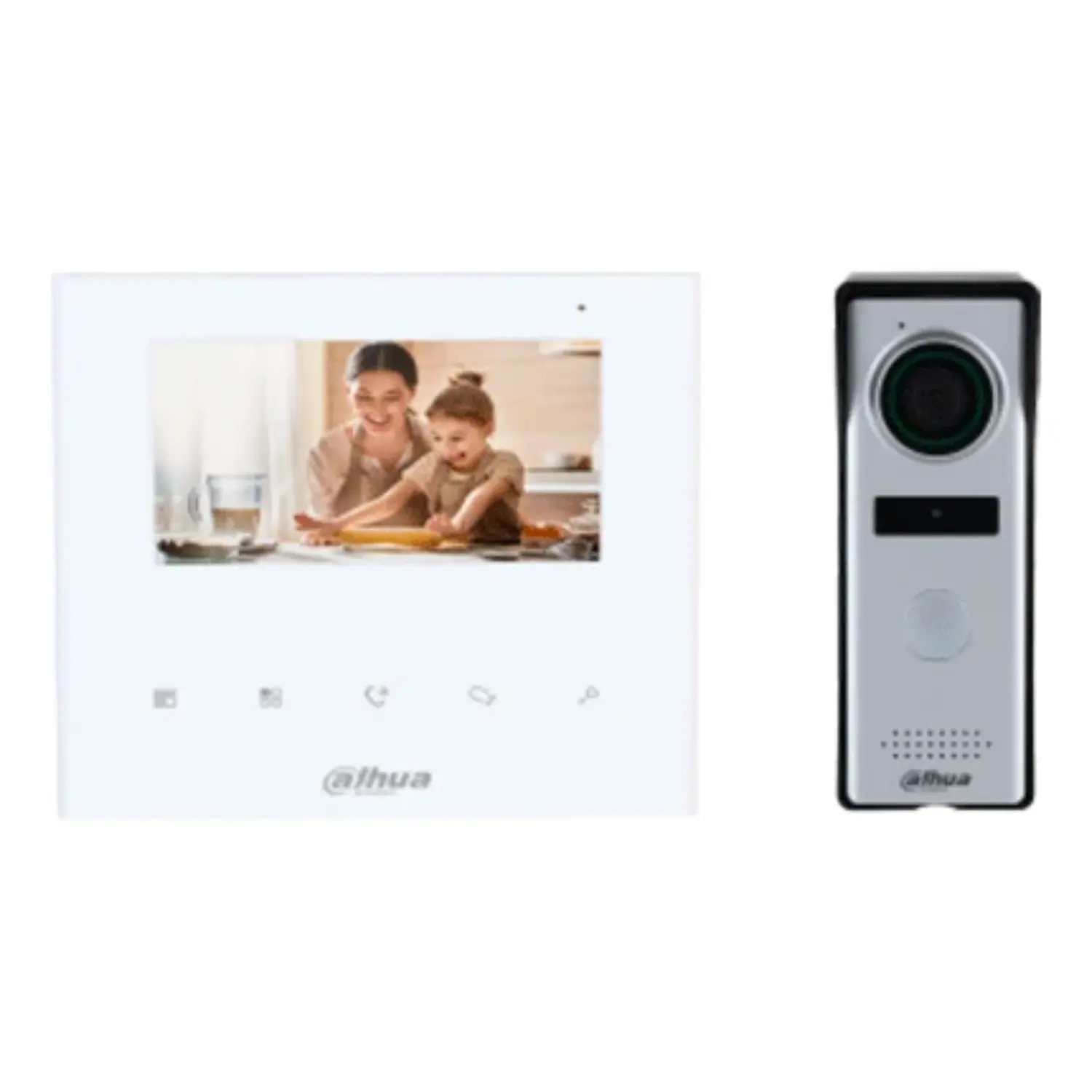 Kit de Videoportero Analógico Dahua DHI-KTA04 Pantalla 4.3" y Cámara 1.3MP