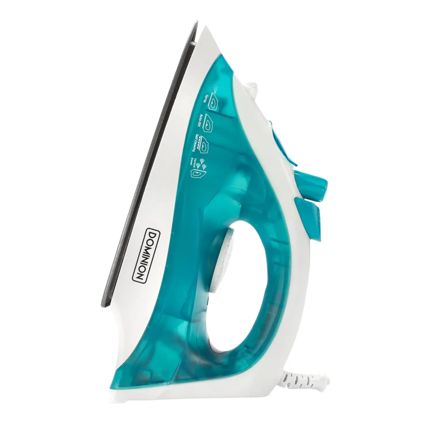 Plancha de Vapor Dominion 1200W Teal - Suela Antiadherente, Control de Temperatura y Rociado Fino para un Planchado Profesional