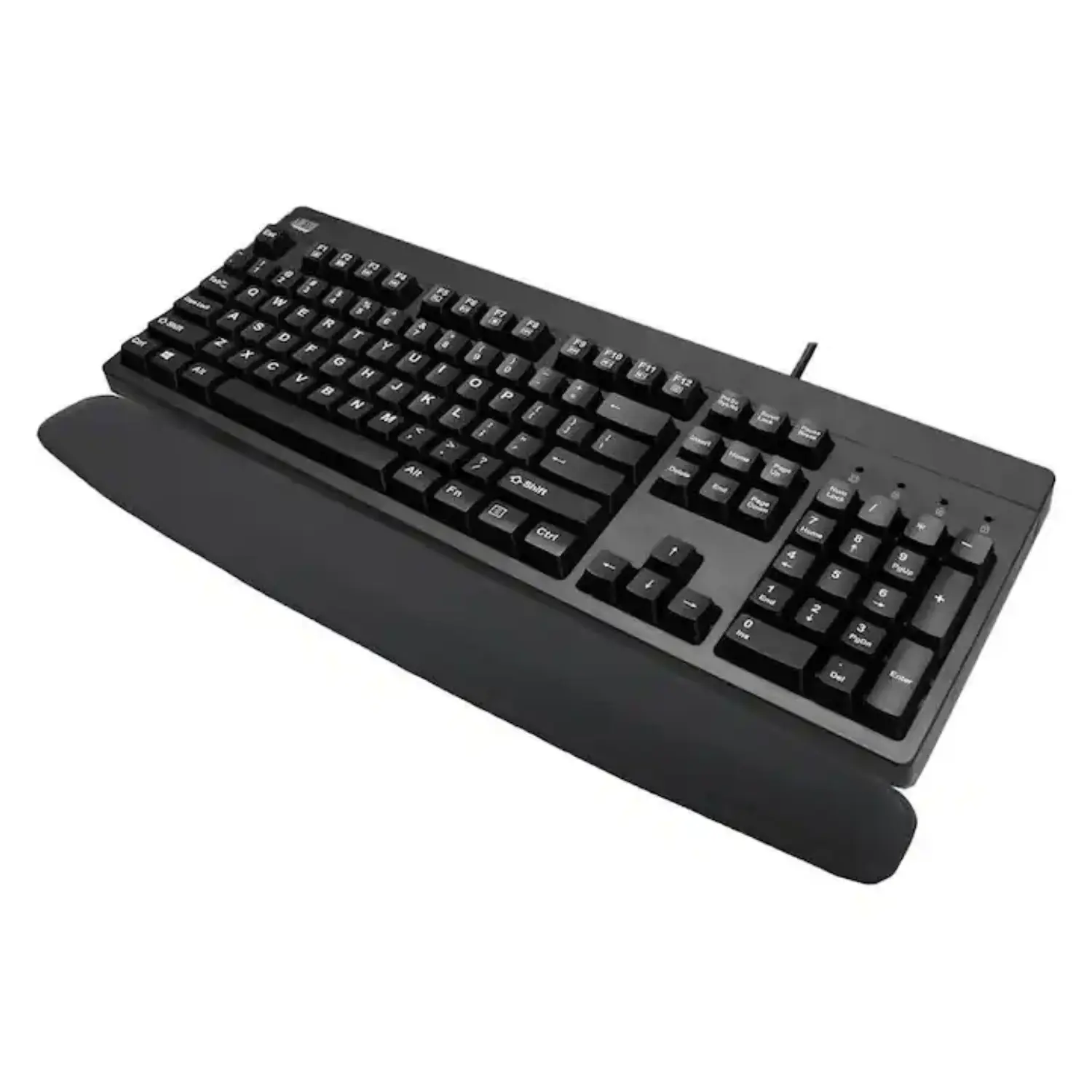 Adesso Descanso de Muñeca Memory Foam para Teclado Ergonómico Negro