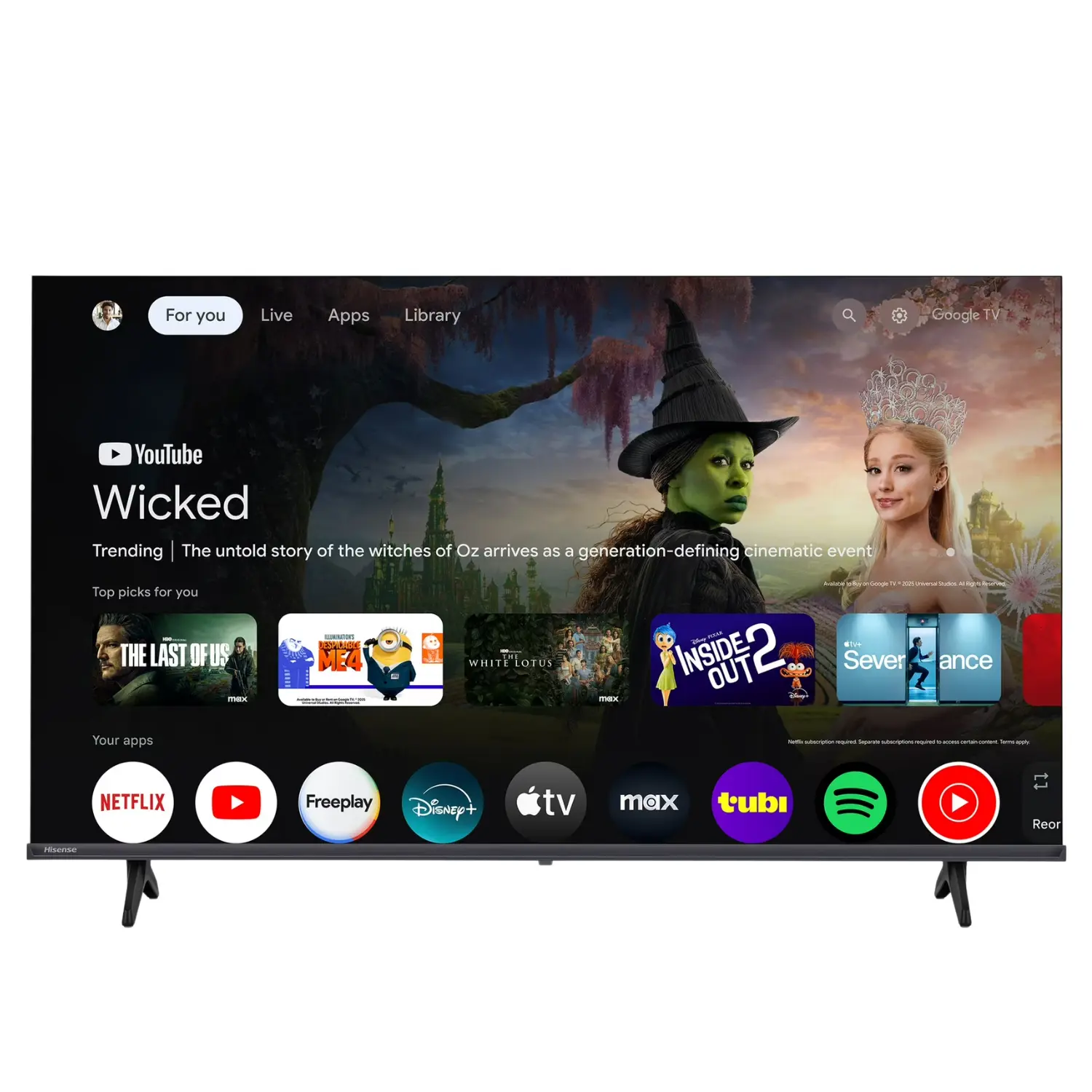 Smart TV Hisense 43 Pulgadas Full HD Google TV 43H40G DTS Virtual X