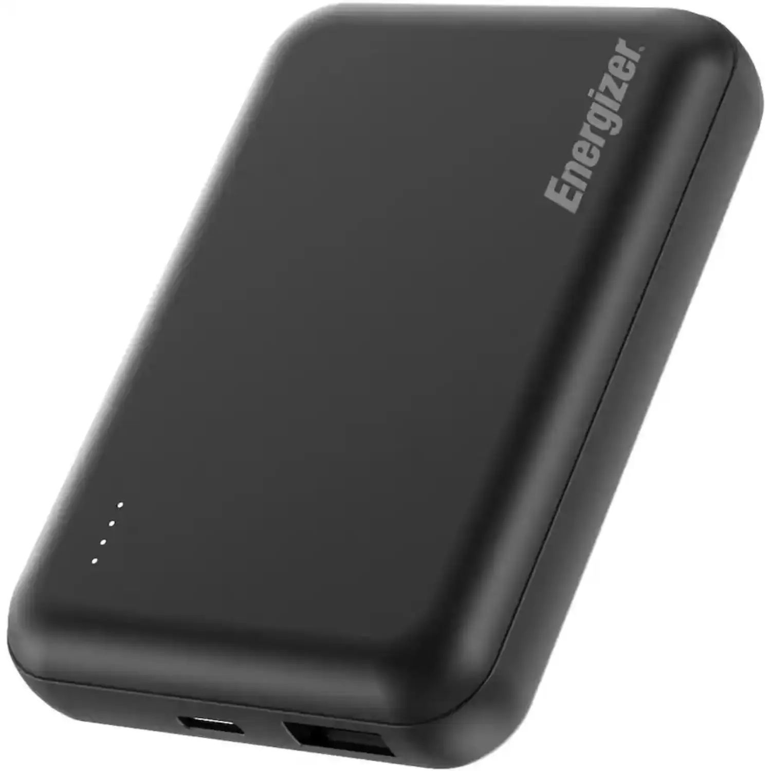 [QM5005_BK/NEW] Energizer Ultimate Magnetic Power Bank 5,000mAh – Carga Rápida 18W, USB-C + USB-A, Compatible con MagSafe, LED Indicador, Color Negro
