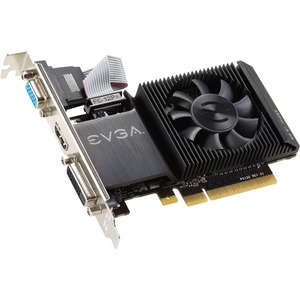 [01G-P3-2711-KR/NEW] EVGA NVIDIA GeForce GT 710 Graphic Card - 1 GB DDR3 SDRAM - Low-profile
