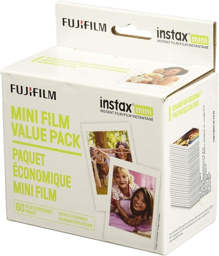 [600016111/NEW] Película Instantánea Fujifilm Camara Instax Mini Film, ISO 800