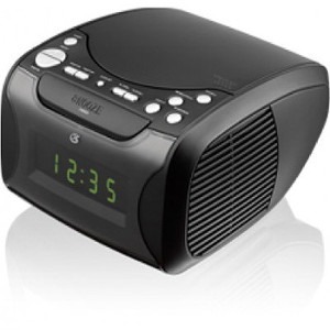 [CC314B/NEW] GPX Reloj despertador de audio CC314B con CD, AM/FM y USB