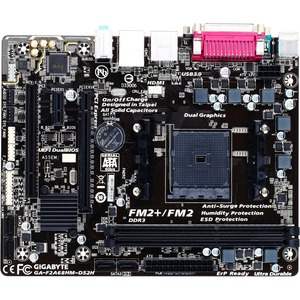 [GA-F2A68HM-DS2H/RFB] Gigabyte Ultra Durable 4 Plus GA-F2A68HM-DS2H Desktop Motherboard - AMD A68 Chipset - Socket FM2+ - Micro ATX