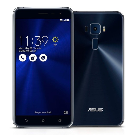 [ZE552KL-64/NEW] Asus ZE552KL-S625-4G64G-DB Smartphone ZenFone 3 de 5.5", Wi-Fi, 4G, Cámara 16Mp, 4GB RAM, 64GB, Android 6.0 Marshmallow, Color Azul Obscuro