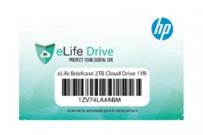 [1ZV74LA#ABM/NEW] Certificado de Almacenamiento de la Nube HP Elite Breifcase - 2TB