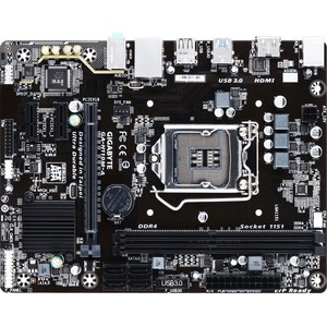 [GA-H110M-A/RFB] Placa Base de Ordenador de Escritorio Gigabyte Ultra Durable GA-H110M-A - Intel H110 Conjunto de Circuitos Integrados - Socket H4 LGA-1151 - Micro ATX