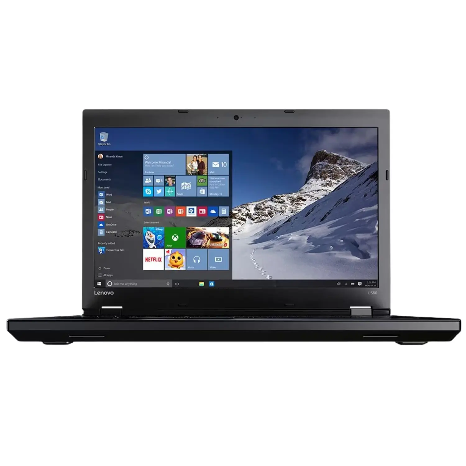 [L560-RCD-GRB/RFB] Laptop LENOVO ThinkPad L560 | Pantalla 15.6″ | Intel Core i5 | 8GB RAM | 500GB HDD | Teclado Numérico | Win 10/11 Pro | Negro - Grado A