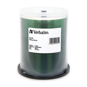 [94970/RFB] CD Grabables Verbatim 94970 - CD-R - 52x - 700 MB - 100 Paquete(s) Cabezal con Ejes Rotatorios