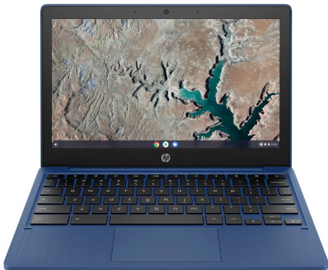 [60G01UA#ABA-GRB/RFB]  HP Chromebook 11A-NA0120NR 11.6" TS HD IPS MediaTek MT8183 4 / LPDDR4 64 GB eMMC - Indigo Blue Grado B