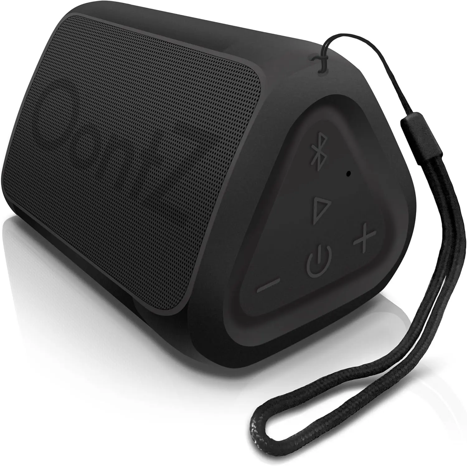 [SWOASOLBK/NEW] OontZ Angle Solo Bluetooth Speaker, Loud Small Bluetooth Speaker, Stocking Stuffer Electronic Wireless Mini Speaker (Black)
