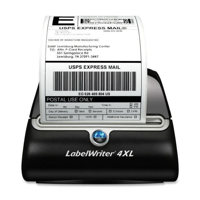 [1755120-GB/RFB] Dymo LabelWriter 4XL Desktop Direct Thermal Printer - Monochrome - Label Print - USB - Silver Grado B