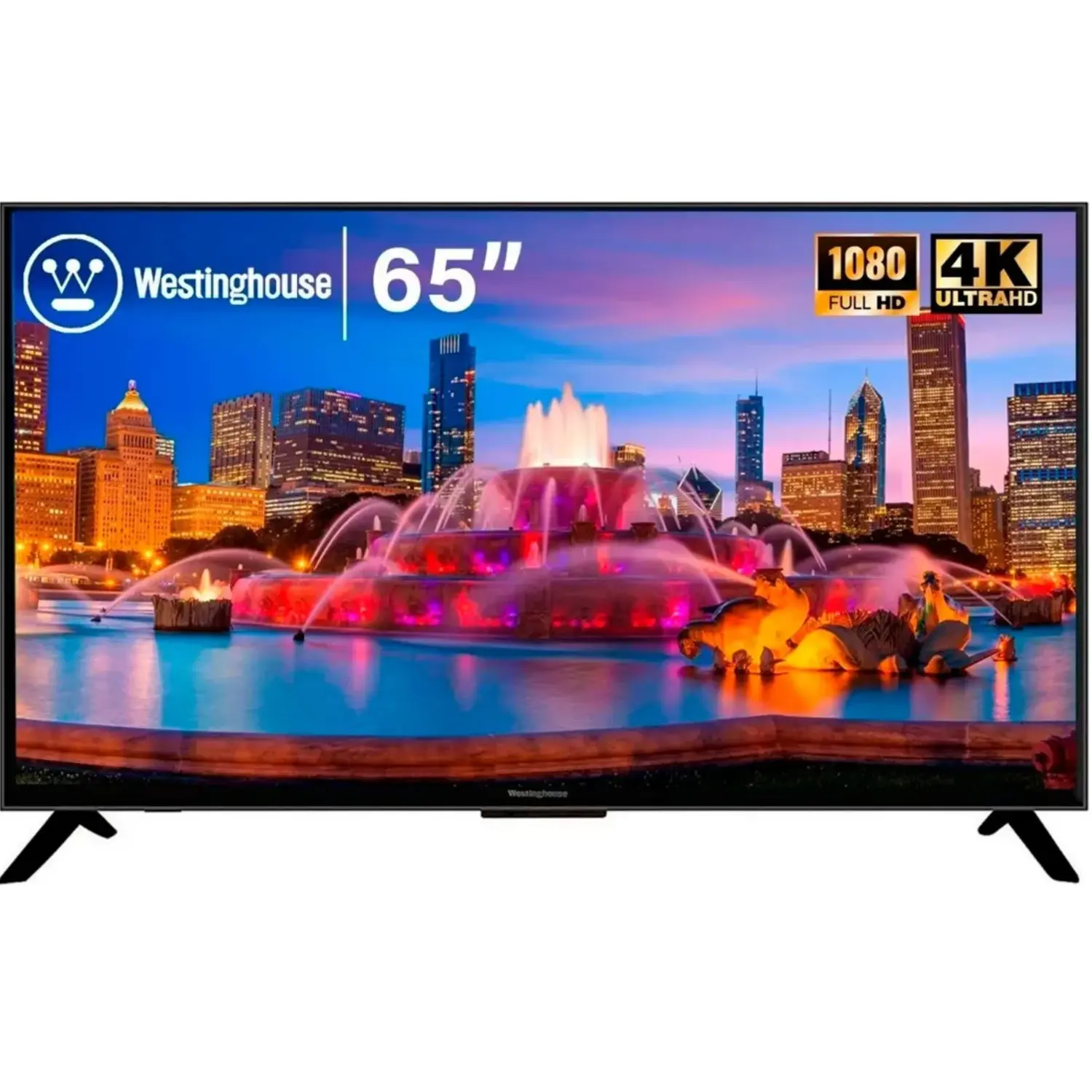 [WE65UM4009/OB] Westinghouse 65" Smart TV 4K UHD – LED, Wi-Fi, Apps de Streaming, Diseño Delgado – Open Box WE65UM4009