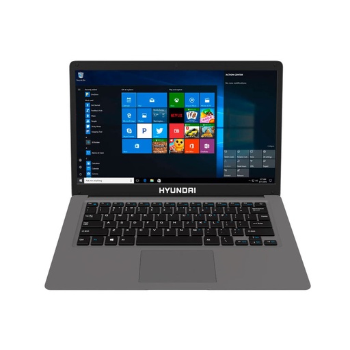 [HT14CCIC44EGH/NEW] Laptop Hyundai HyBook 14.1" HD - Intel Celeron N4020, 4GB RAM, 128GB SSD, Gris