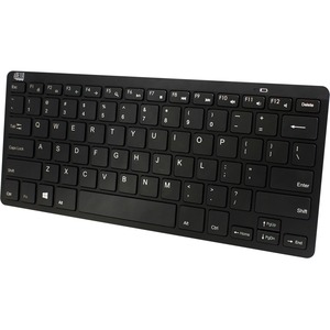 [WKB-1100BB/NEW] Teclado Adesso SlimTouch - Inalámbrico Conectividad - USB Interfaz - Ingl&eacute;s (EEUU) - QWERTY Diseño - Negro