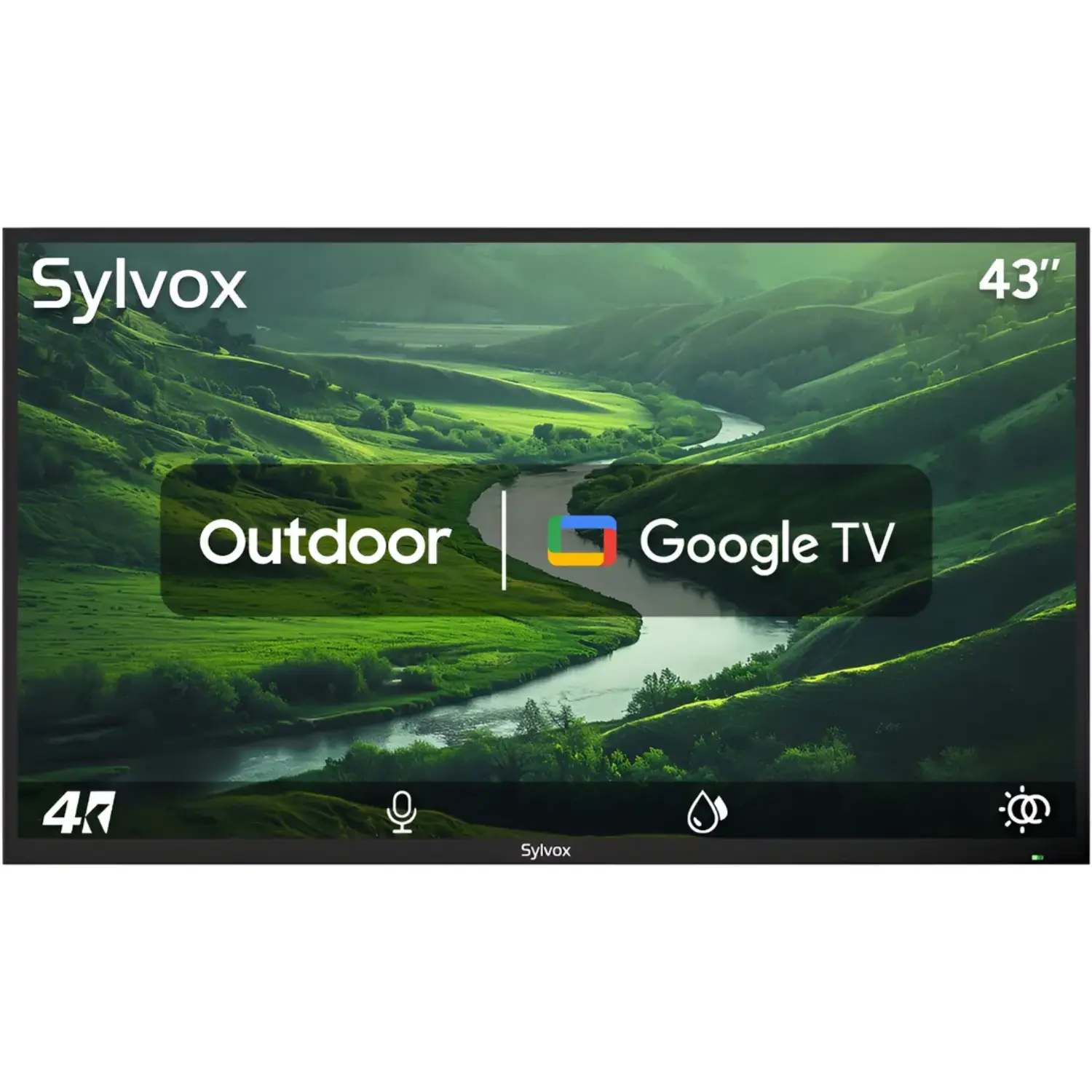 [OT43B1KHGB/NEW] Patio 43" Smart TV Exterior Google TV 700 Nits Full Sun WiFi HDR