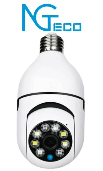 [NGSH01C2IN/NEW] Cámara Inteligente NGTeco 3MP WiFi con Visión PTZ 355° y Luz Blanca Dual