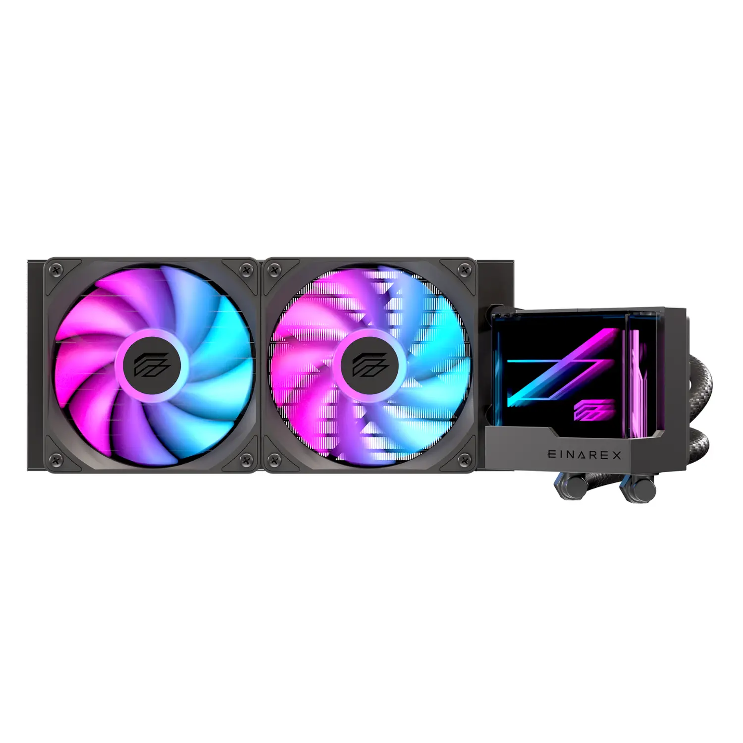 [EXWC-VX-L240R-B/NEW] Enfriamiento Líquido EINAREX Vertex Lite 240 – Espejo Infinito – Fans ARGB – 240mm – Intel & AMD
