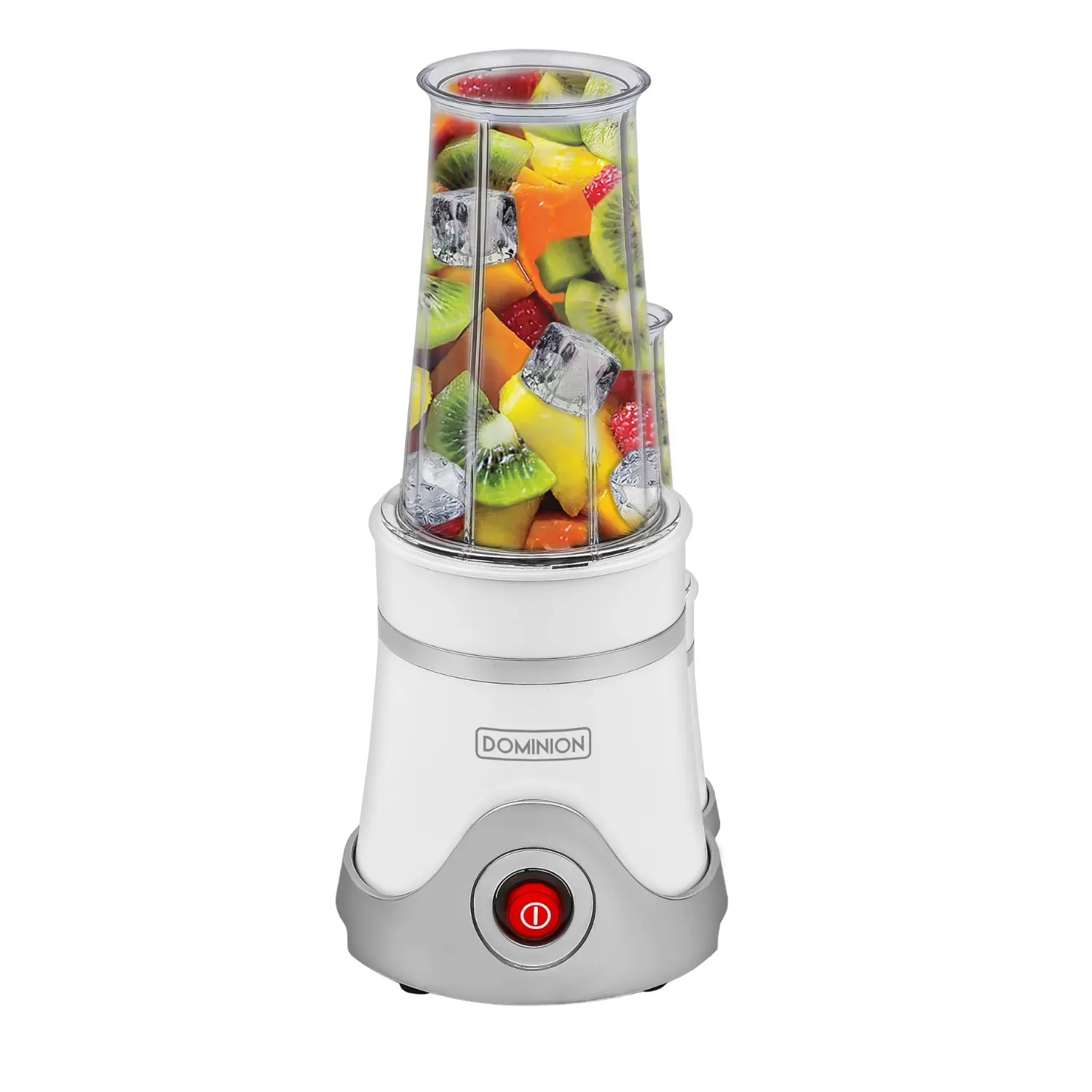 [D4202W/NEW] Licuadora Personal Dominion BlendMax Blanca - Vaso Portátil 2Go, Motor Potente para Batidos y Smoothies Profesionales