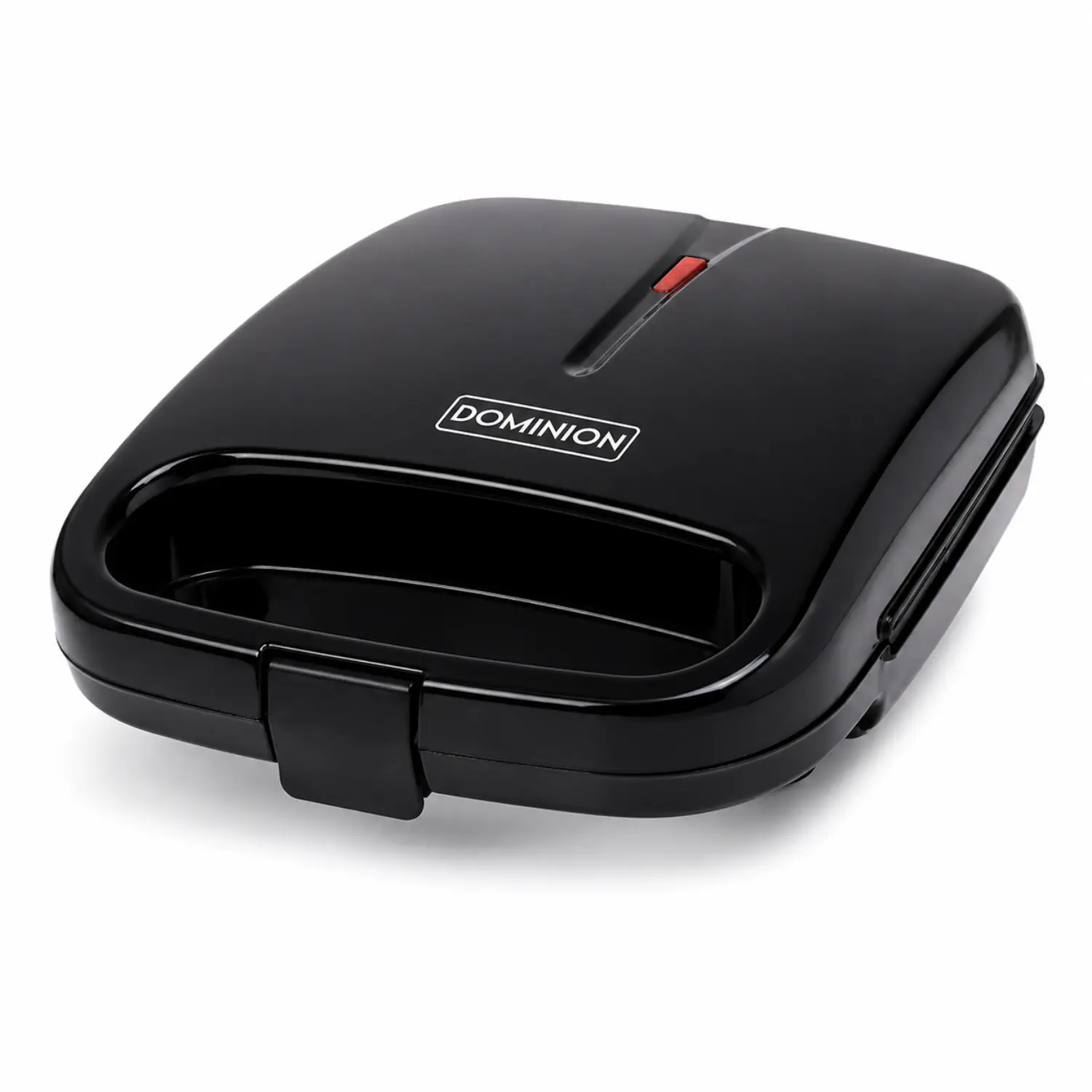 [D5112B/NEW] Dominion D5112B - Máquina de Waffles con Placas Antiadherentes, Indicadores LED de Temperatura y Diseño Compacto, Negro