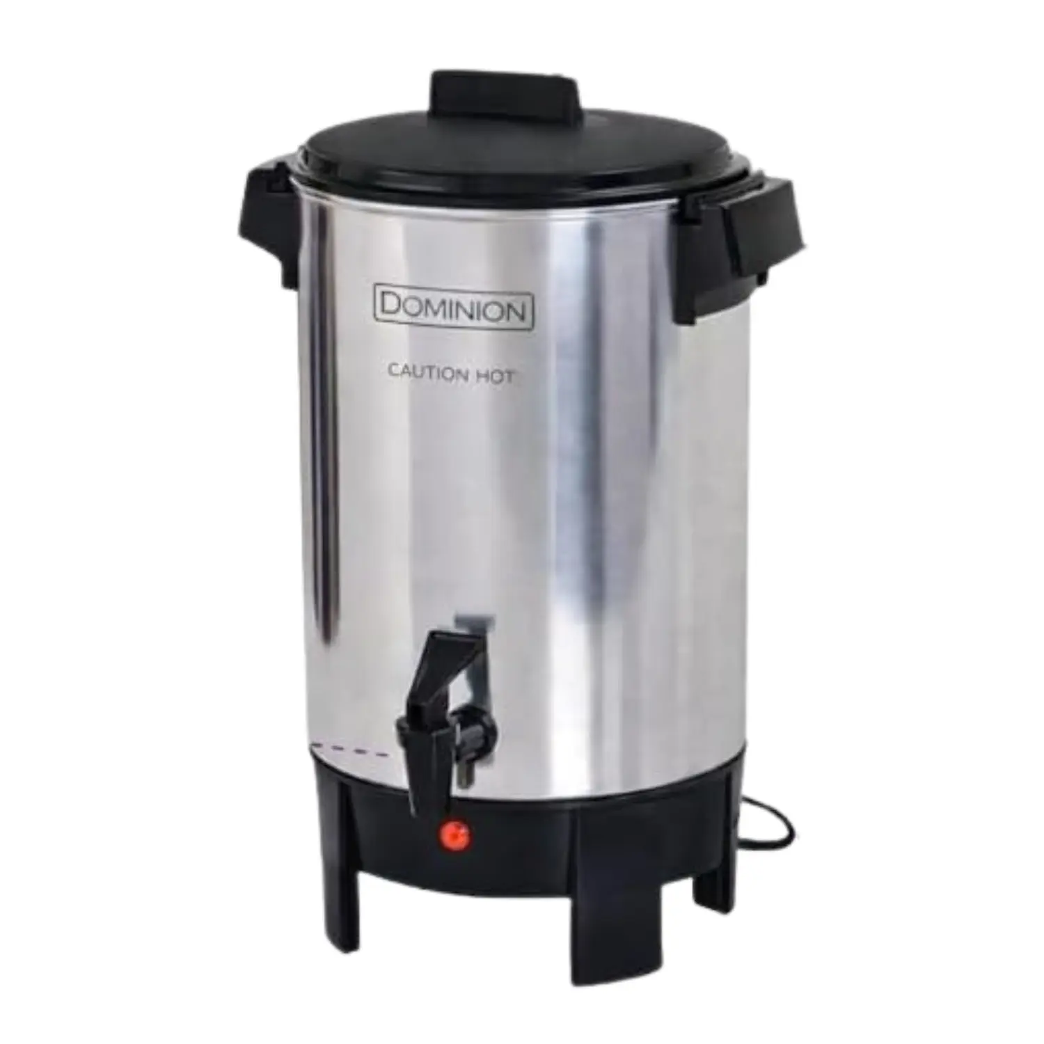[58030D/NEW] Percoladora de Café Dominion de Aluminio (30 Tazas) - Cafetera Industrial para Eventos, Calentamiento Rápido y Grifo Antigoteo