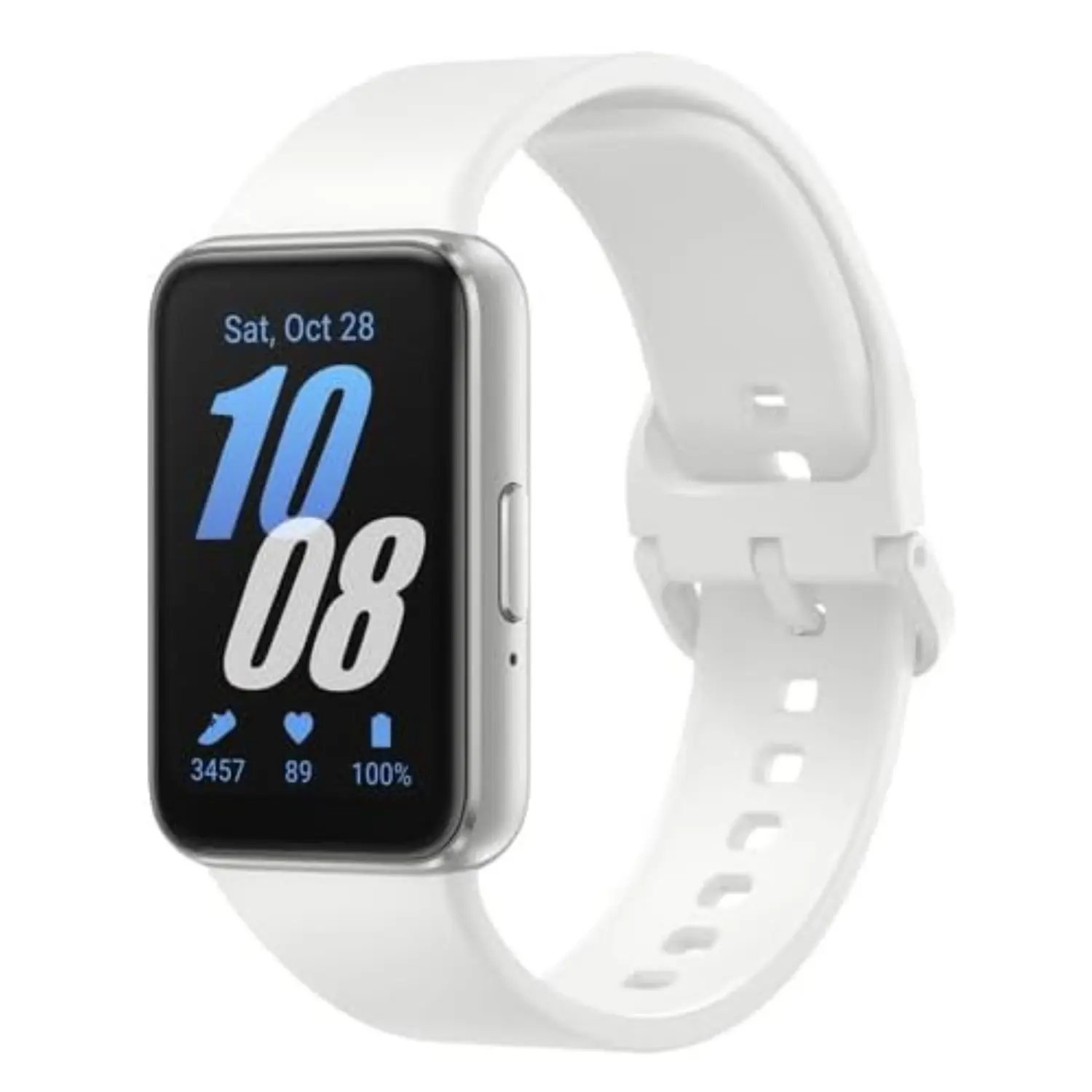 [SM-R390NZSAMXO/NEW] Samsung Galaxy Fit3 Smartwatch | Silver (Plata) | Pantalla 1.6" AMOLED | 13 Días de Batería | Nuevo