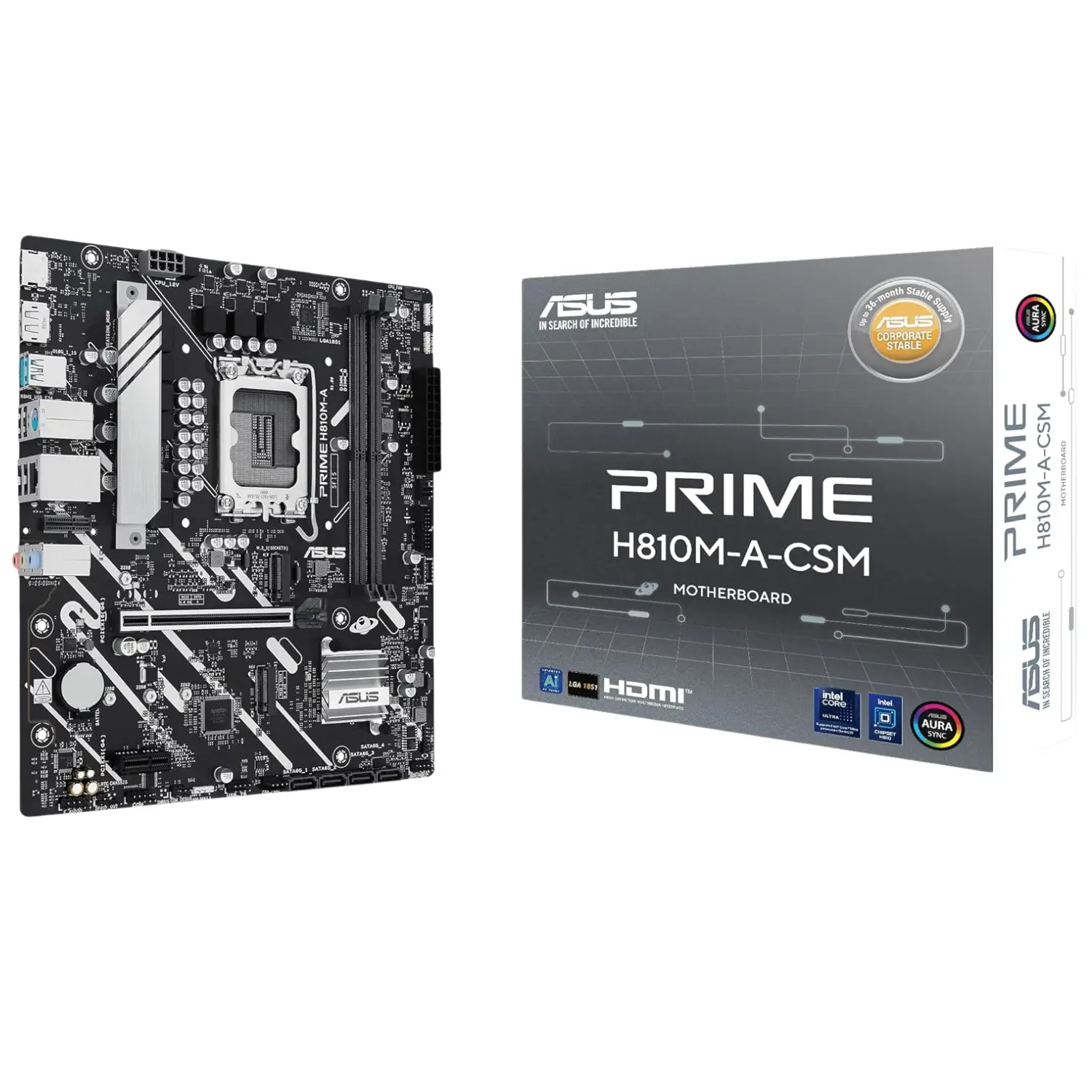 [PRIME H810M-A-CSM/NEW] ASUS PRIME H810M-A-CSM Tarjeta Madre DDR5 Micro ATX Intel