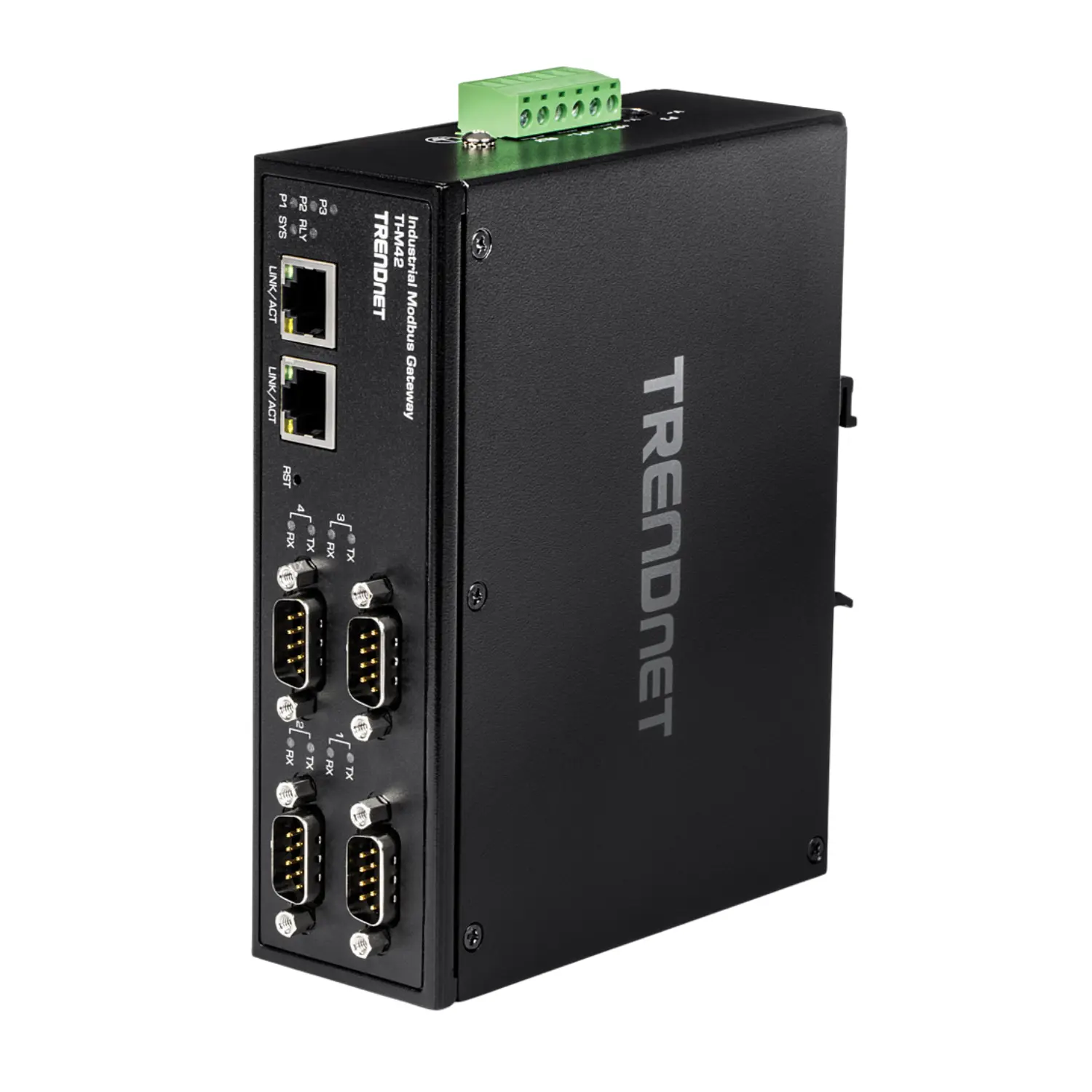 [TI-M42/NEW] Gateway Industrial Modbus 4 Puertos Conversor Red Industrial Ethernet