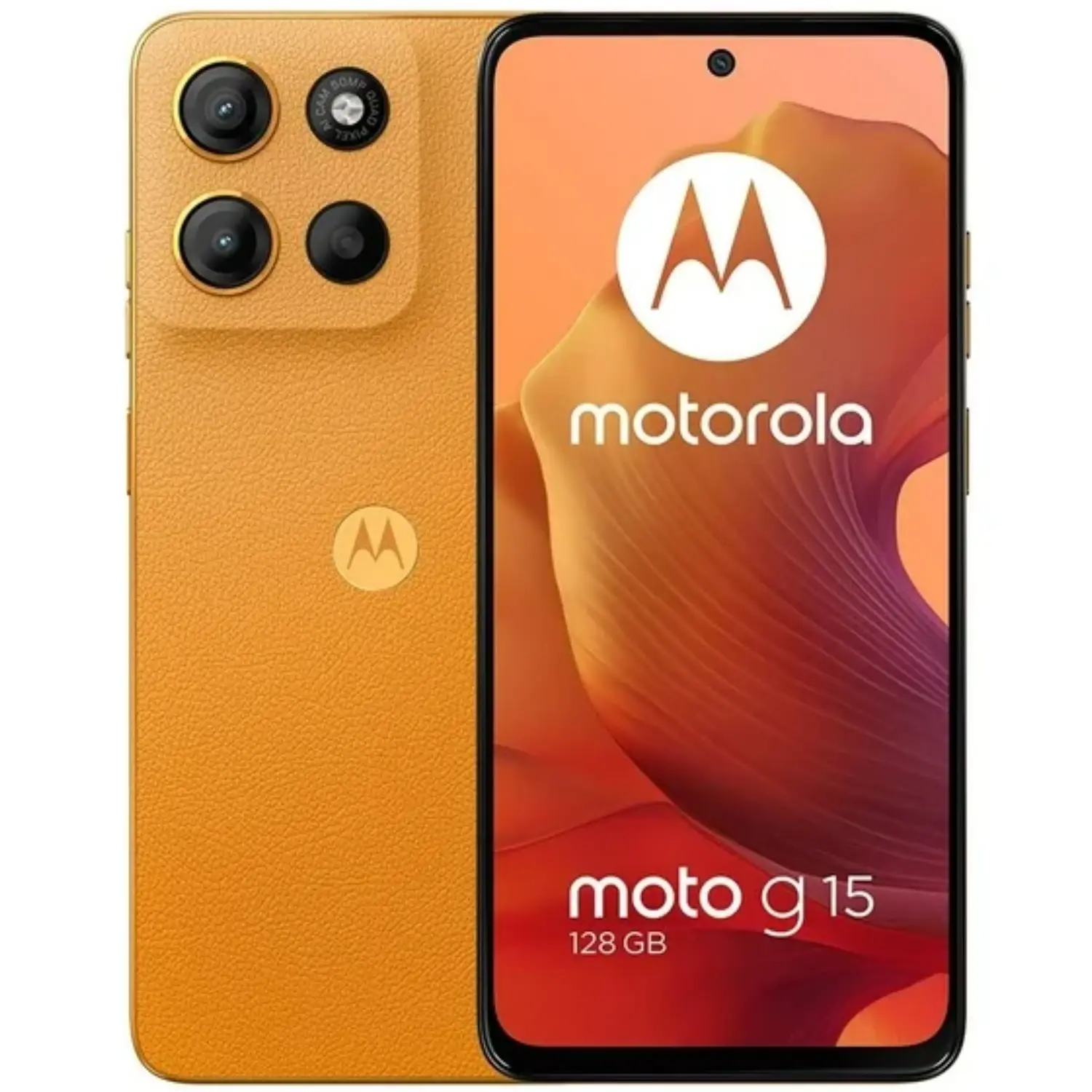 [PB6D0043MX/NEW] Motorola Moto G15 128GB 4GB RAM Pantalla FHD+ Cámara IA Color Naranja