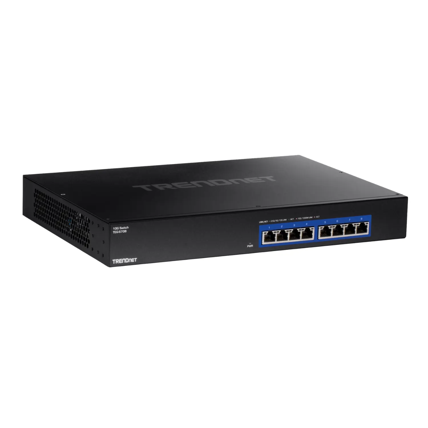 [TEG-S708/NEW] Switch 10G de 8 Puertos Ethernet Alta Velocidad Red Profesional