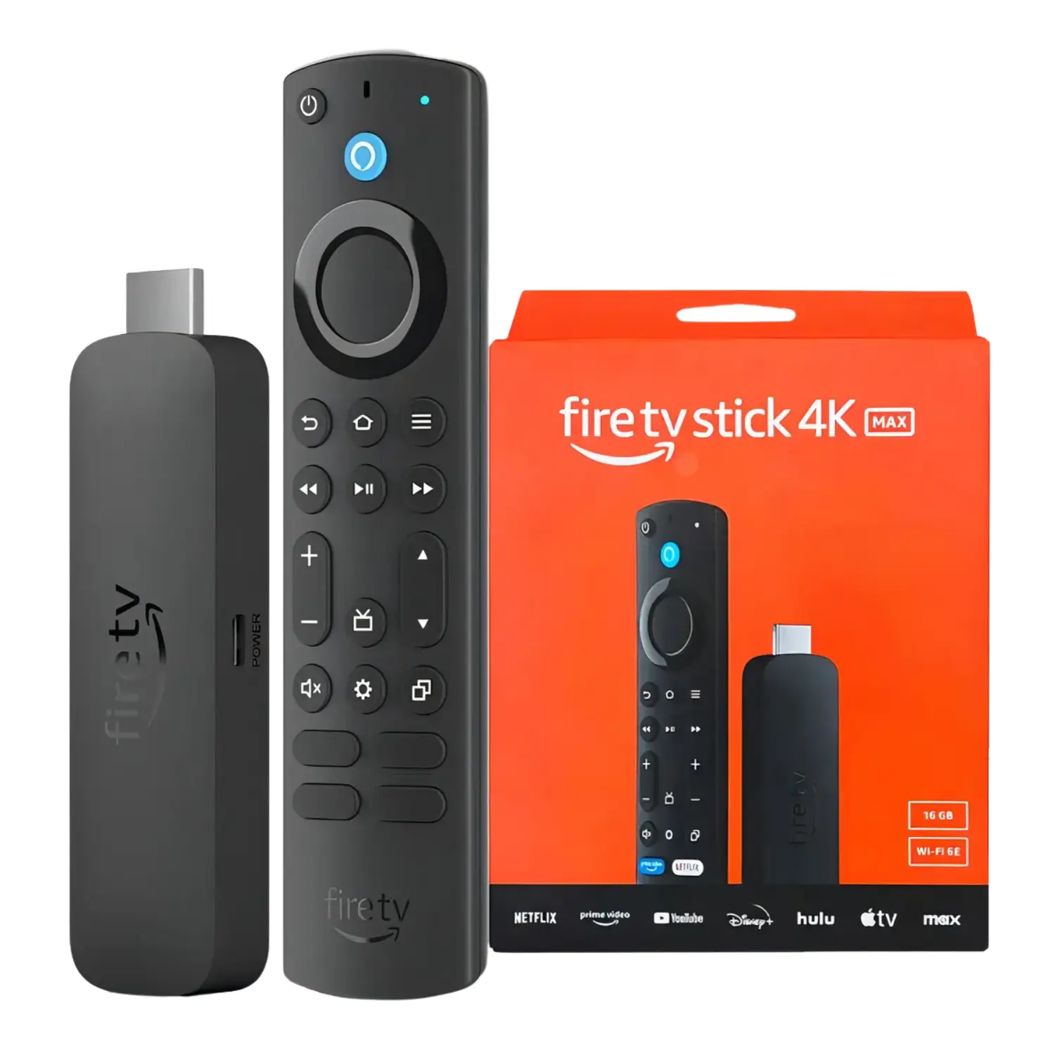 [B0BP9SNVH9/NEW] Amazon Fire TV Stick 4K Max WiFi 6 Control por Voz Alexa Negro