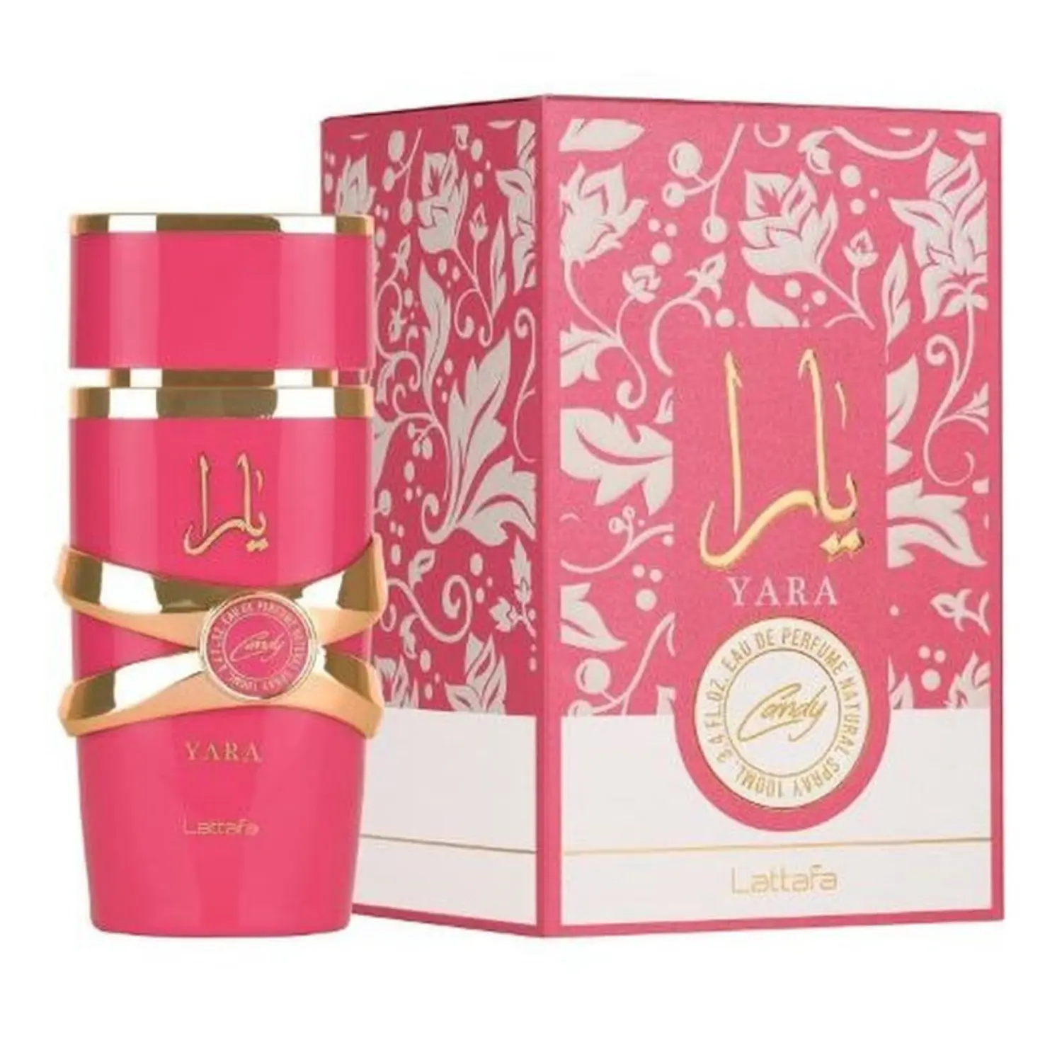 [6290360599168/NEW] Lattafa Yara Candy Eau de Parfum | 100ml Spray | Notas de Caramelo y Frutos Rojos | Nuevo Lanzamiento
